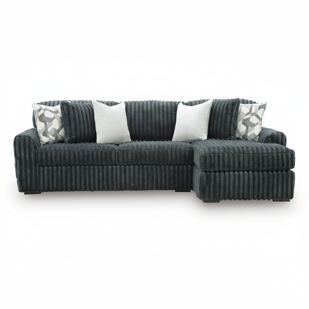 Midnight-Madness 2-Piece Sectional Sofa Chaise - Left-Arm Chaise