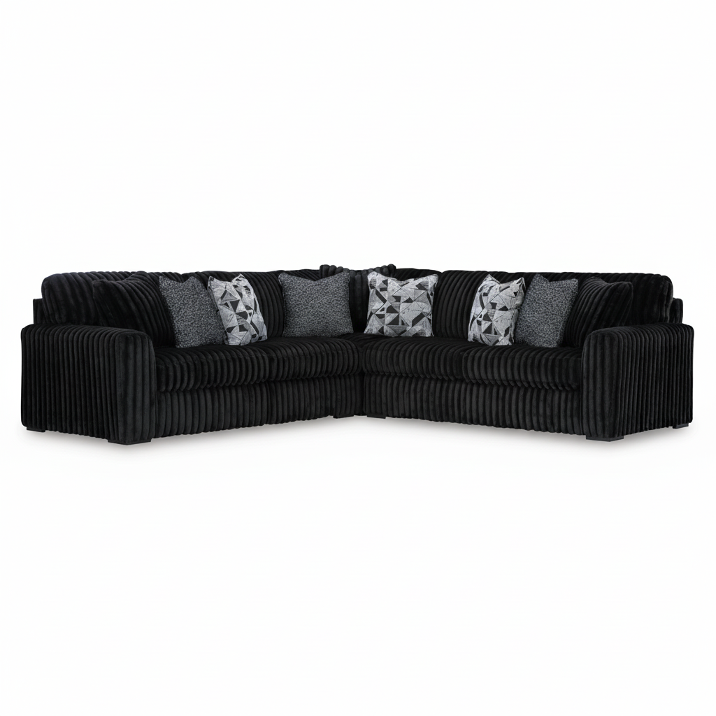 Midnight-Madness 3-Piece Sectional