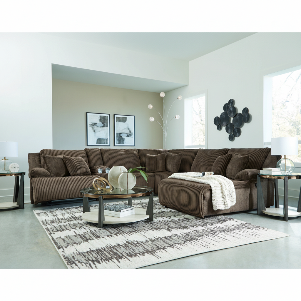 Top Tier 4-Piece Reclining Sectional with Chaise