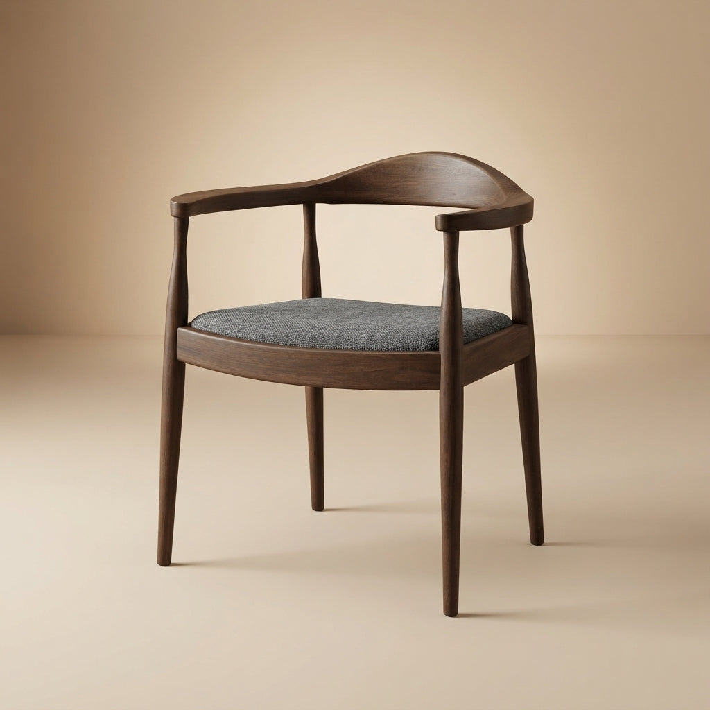 Freya Dining Chair - Grey Fabric