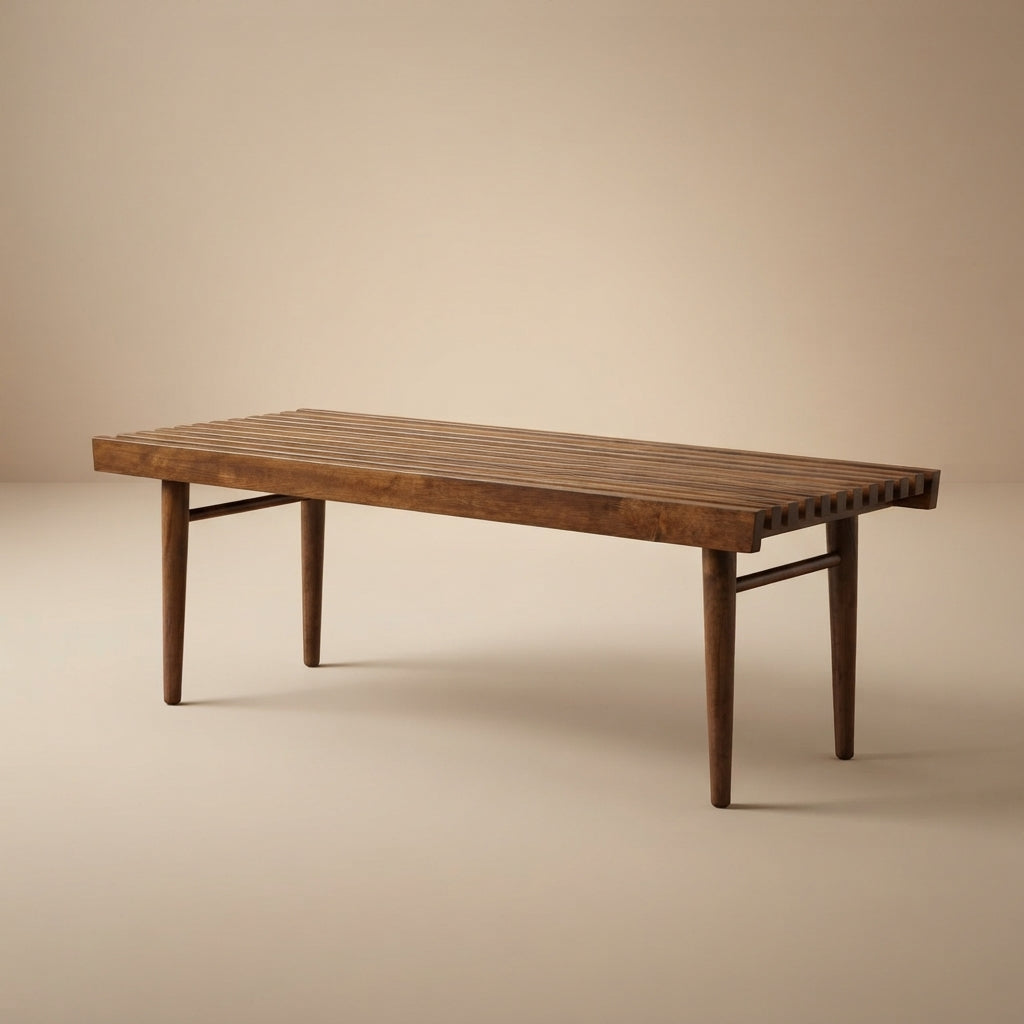 Somerset Mid Century Modern Bench