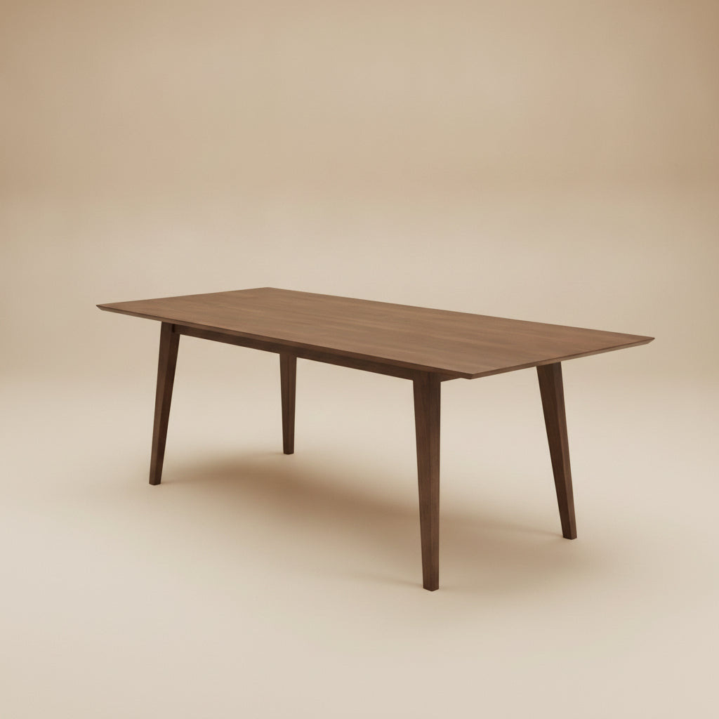 Adira Solid Wood Walnut XL Dining Table