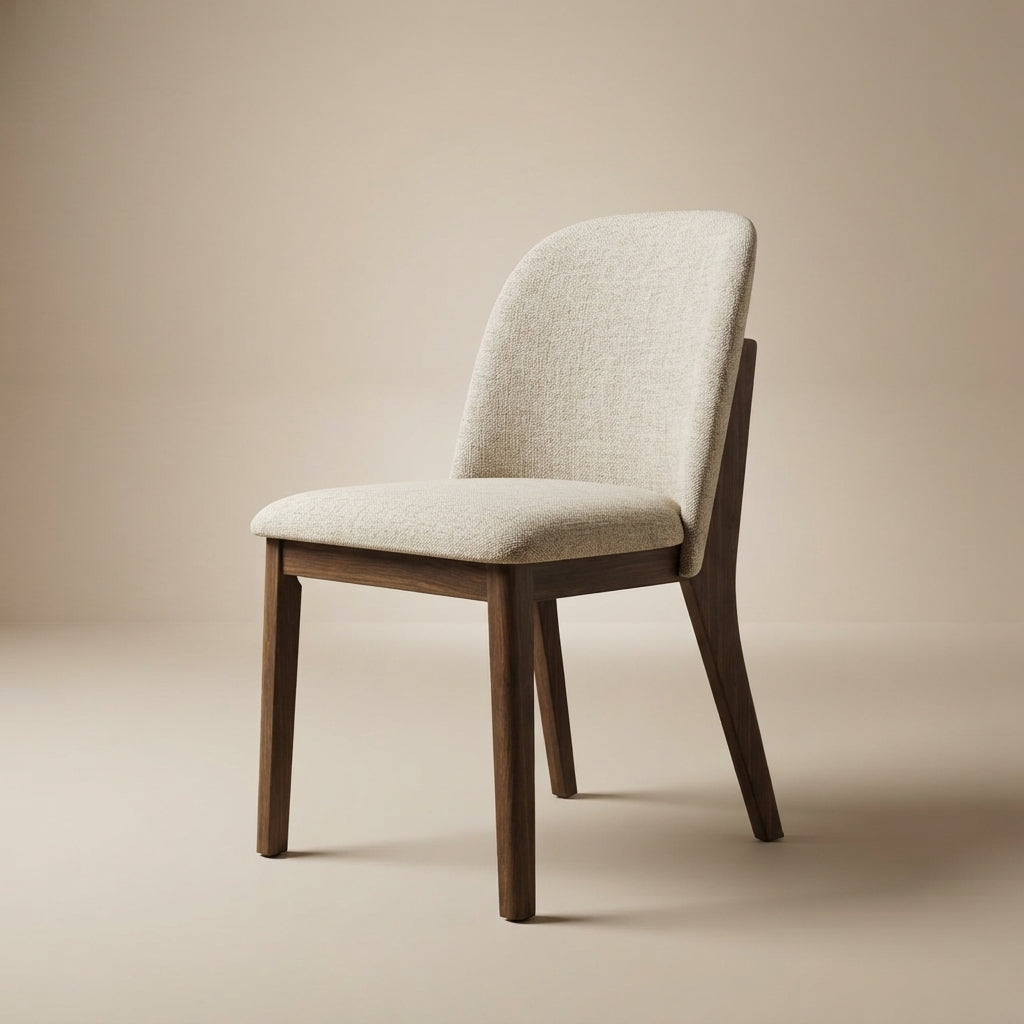 Belfast Beige Fabric Dining Chair - Set of 2
