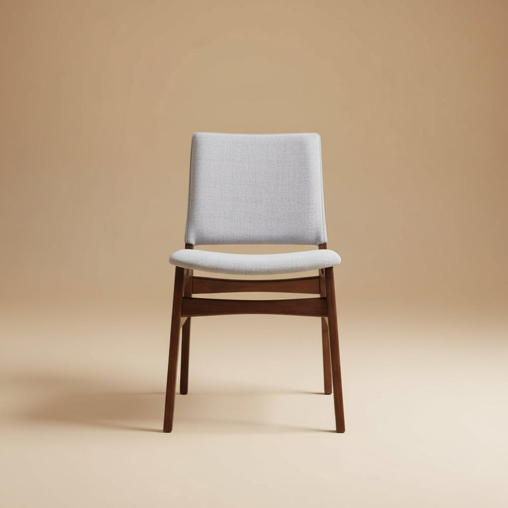 Alpha Light Grey Dining Chair - Set of 2