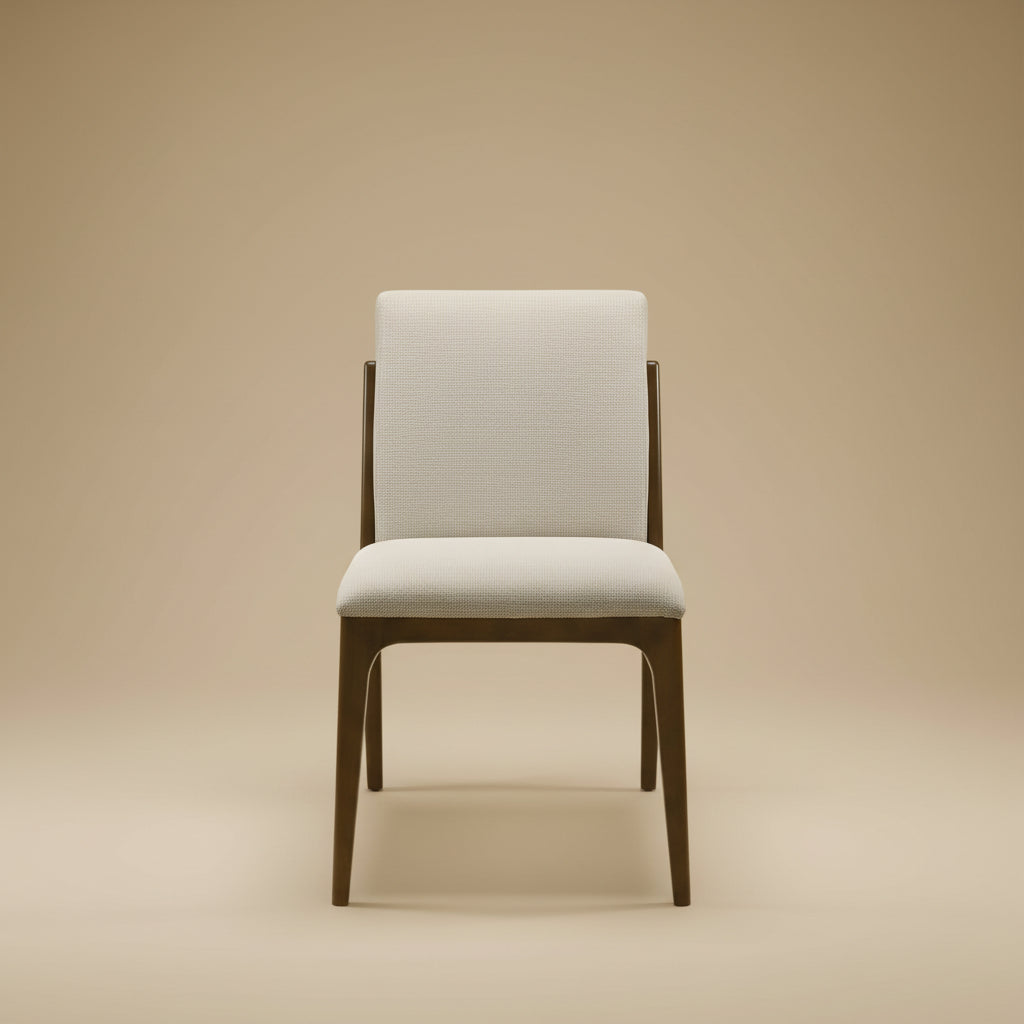 Griffin Cream Fabric Dining Chair Set of 2