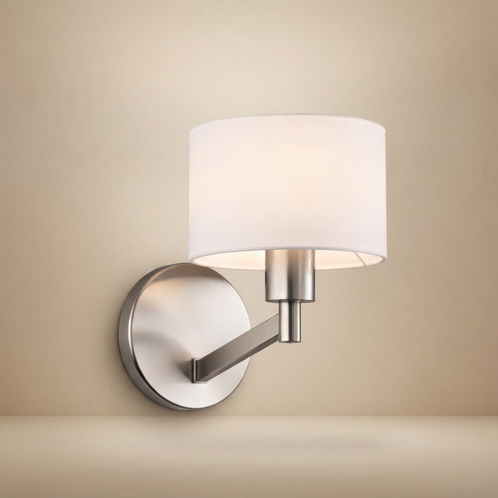 Nebula Brushed Nickel Base Wall Lamp