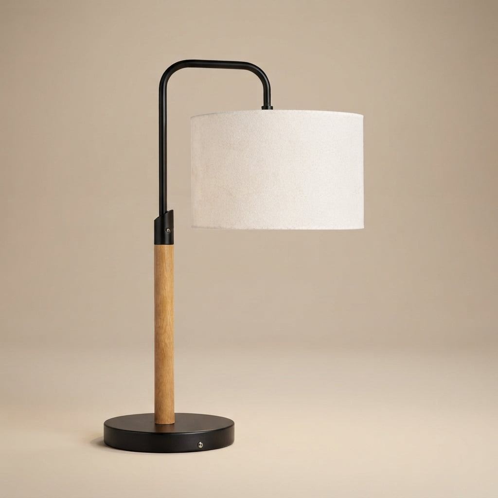 Vesta Paniz Simple Table Lamp with Cylinder Shade