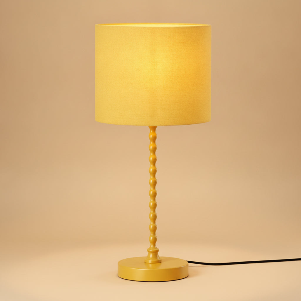 Torch Ochre Gold Painted Table Lamp