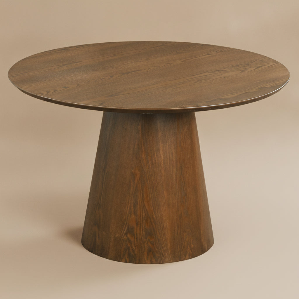 Camden Walnut Round Dining Table - Small