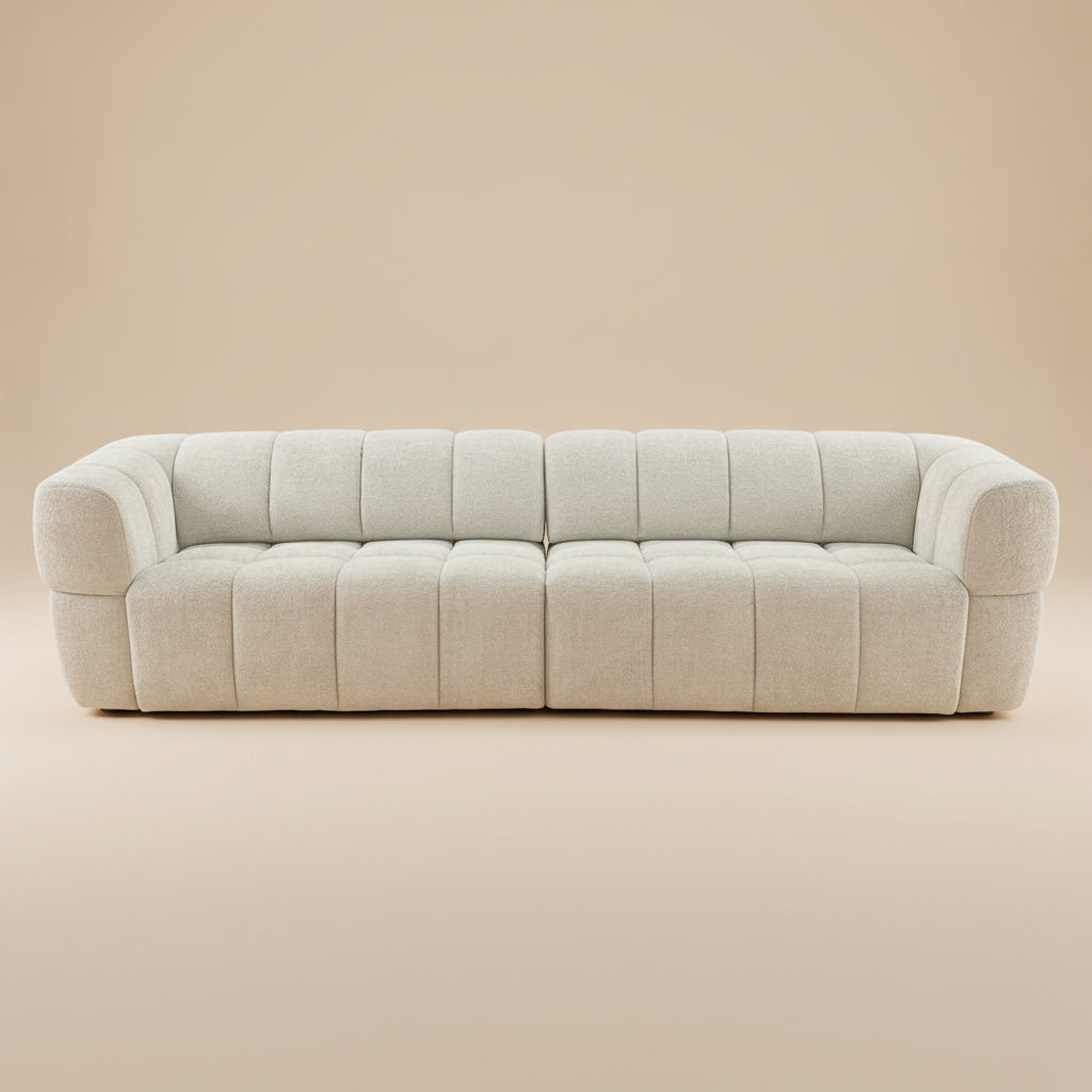 Revel Light Brown Chenille PWR Slider Sofa