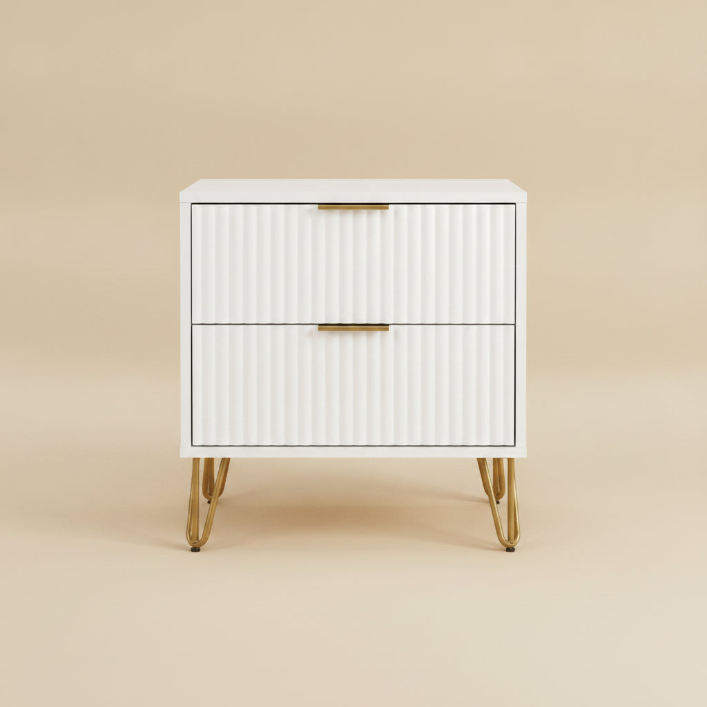 DUMBO 2.0 Nightstand in White