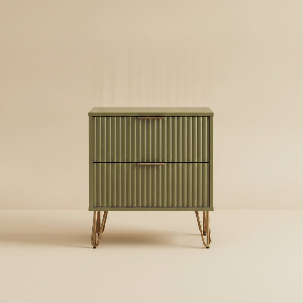 DUMBO 2.0 Nightstand in Olive Green