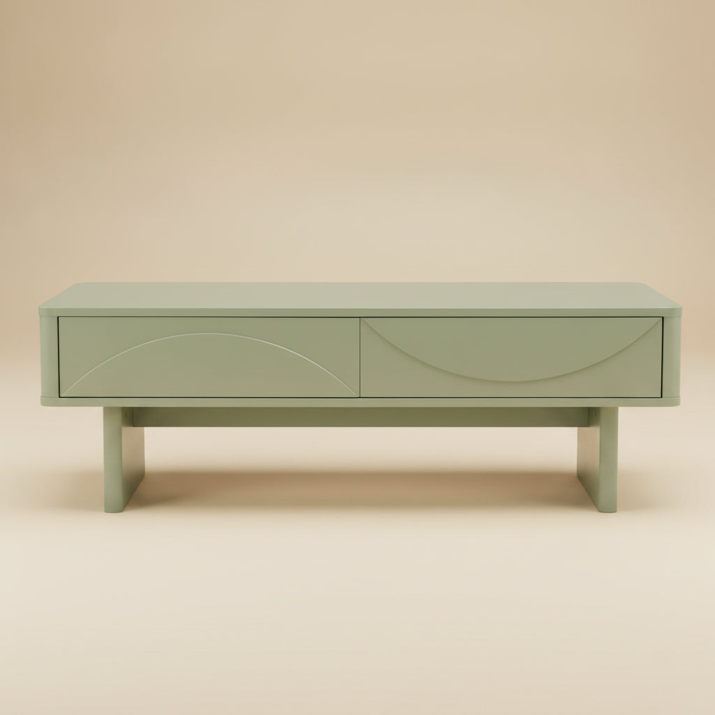 Ella 47.2" Coffee Table in Sage Green