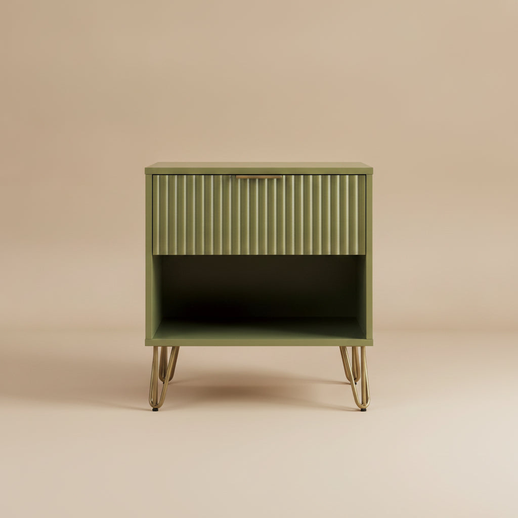 DUMBO 1.0 Nightstand in Olive Green