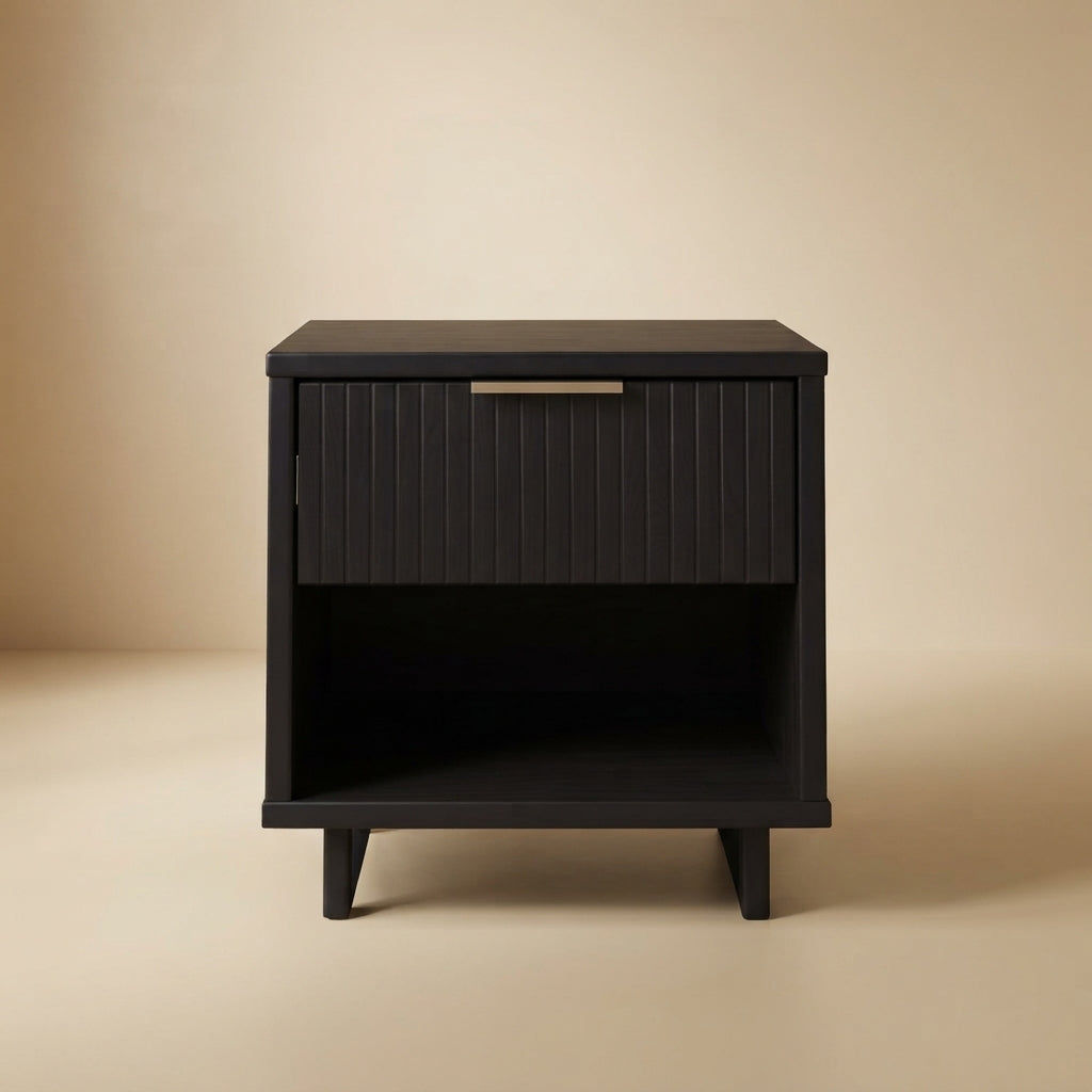 Granville 1.0 Modern Black Nightstand