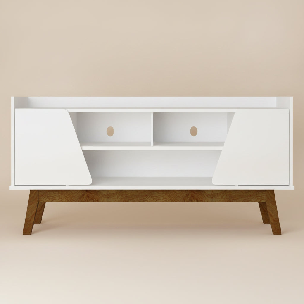 Marcus 63" Modern White TV Stand Media Console