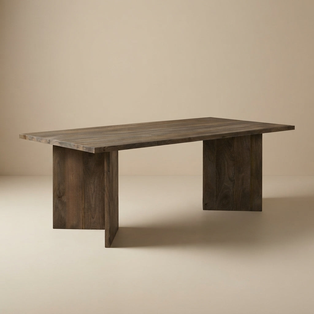 Tyler 80-inch Solid Wood Dining Table Mango Brown