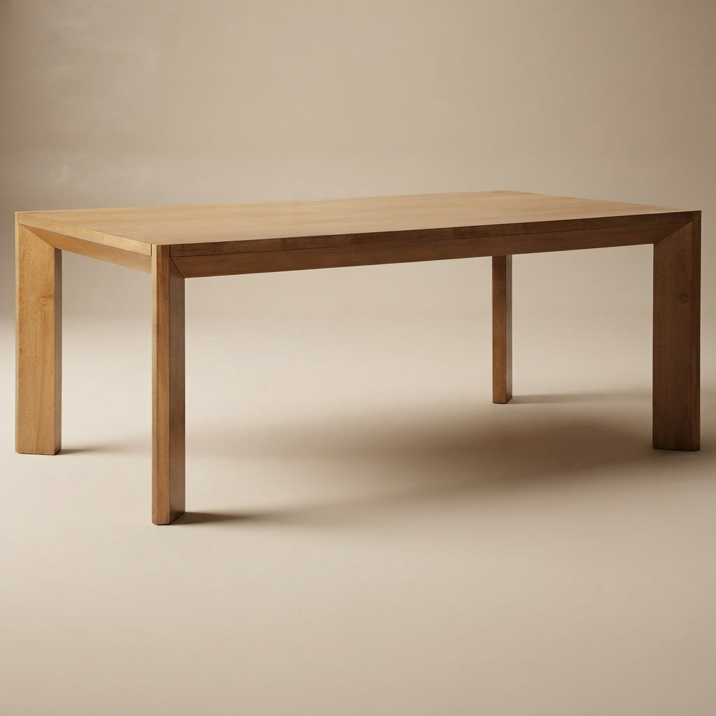 Bruner 72-inch Rectangular Wood Dining Table Natural Brown