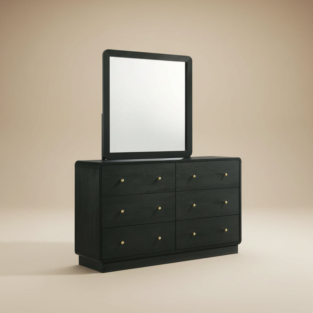 Cavelle - 6-Drawer Dresser and Mirror