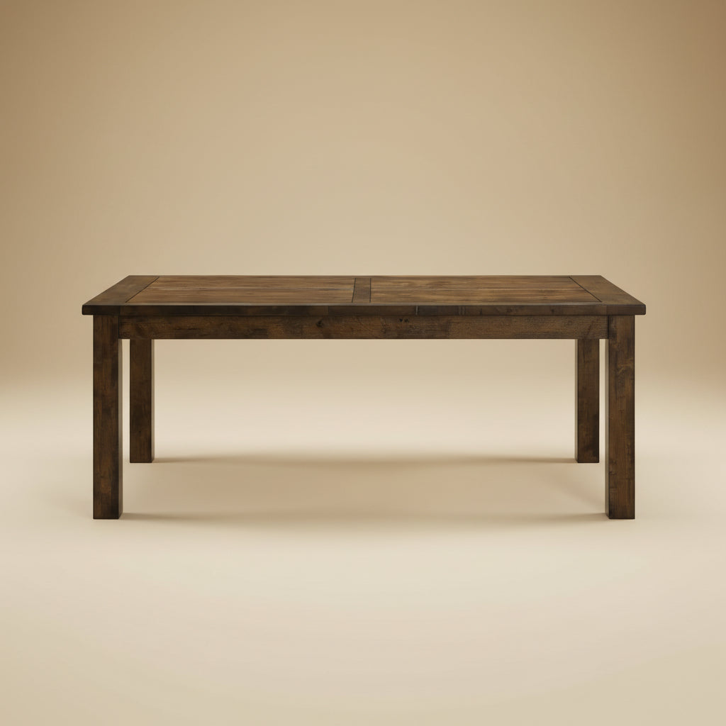 Coleman Rectangular 79-inch Dining Table Rustic Golden Brown