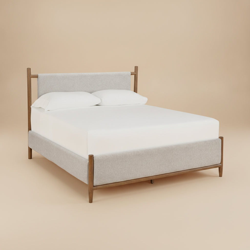 Lyncott King Size Upholstered Panel Bed