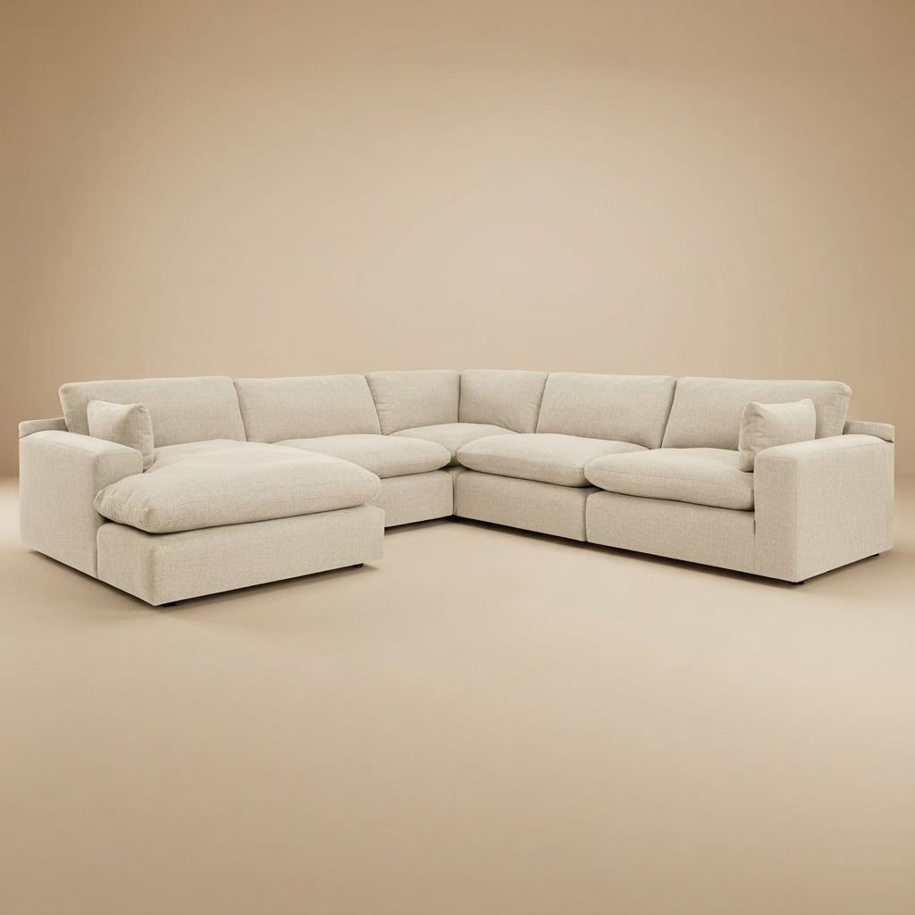 Elyza 5-Piece Sectional with Chaise