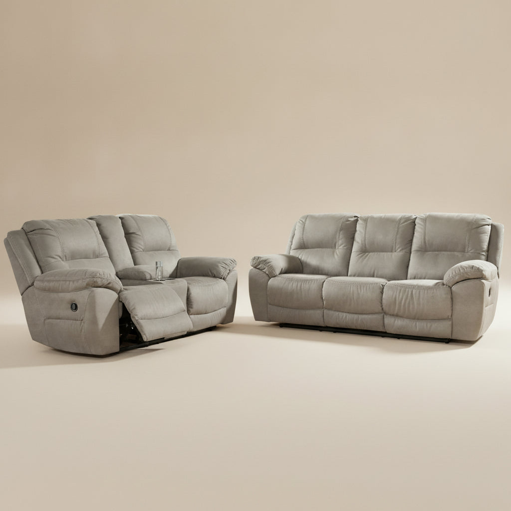 Next-Gen Gaucho Sofa and Loveseat - Gray