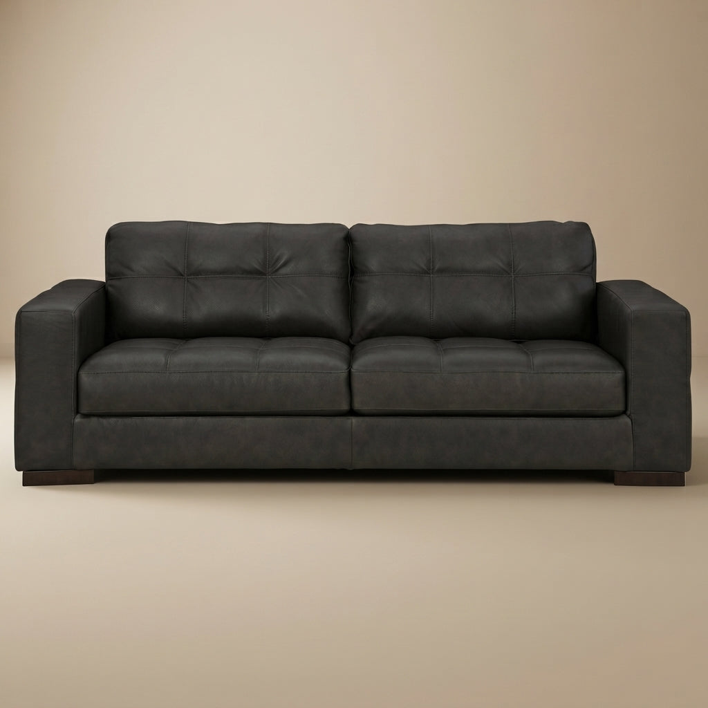 Luigi Leather Sofa - Natural
