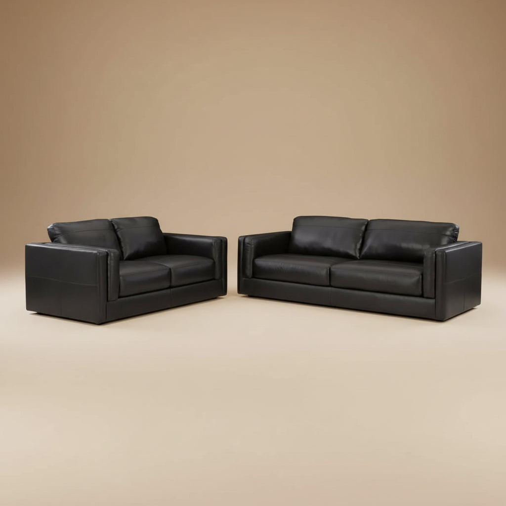 Amiata Sofa and Loveseat - Natural