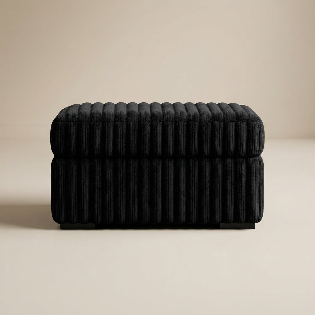 Midnight-Madness Oversized Accent Ottoman