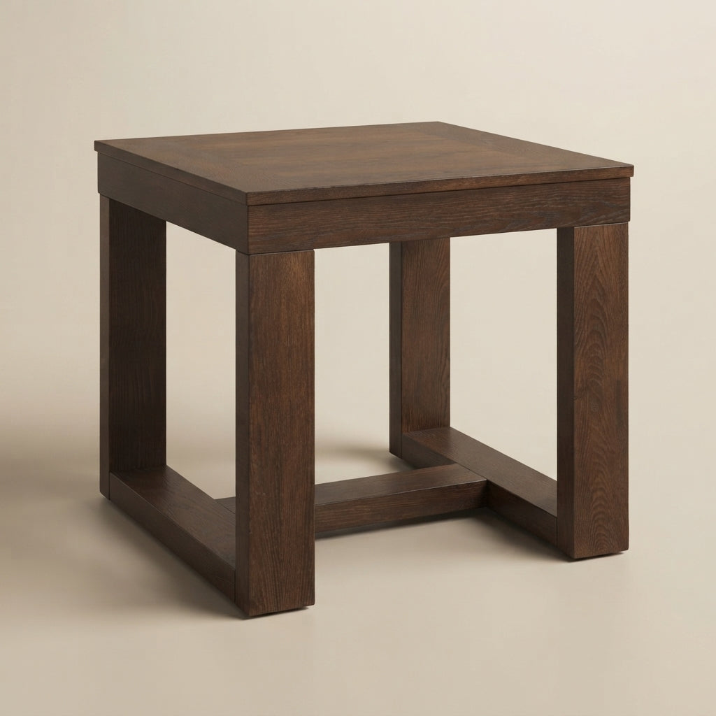 Watson Square End Table - Dark Brown