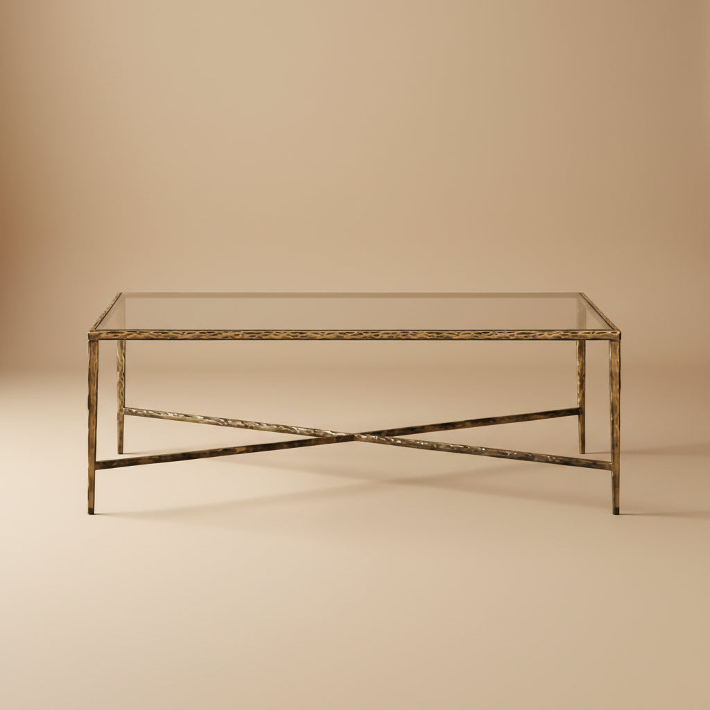 Terva Coffee Table - Matte Gold