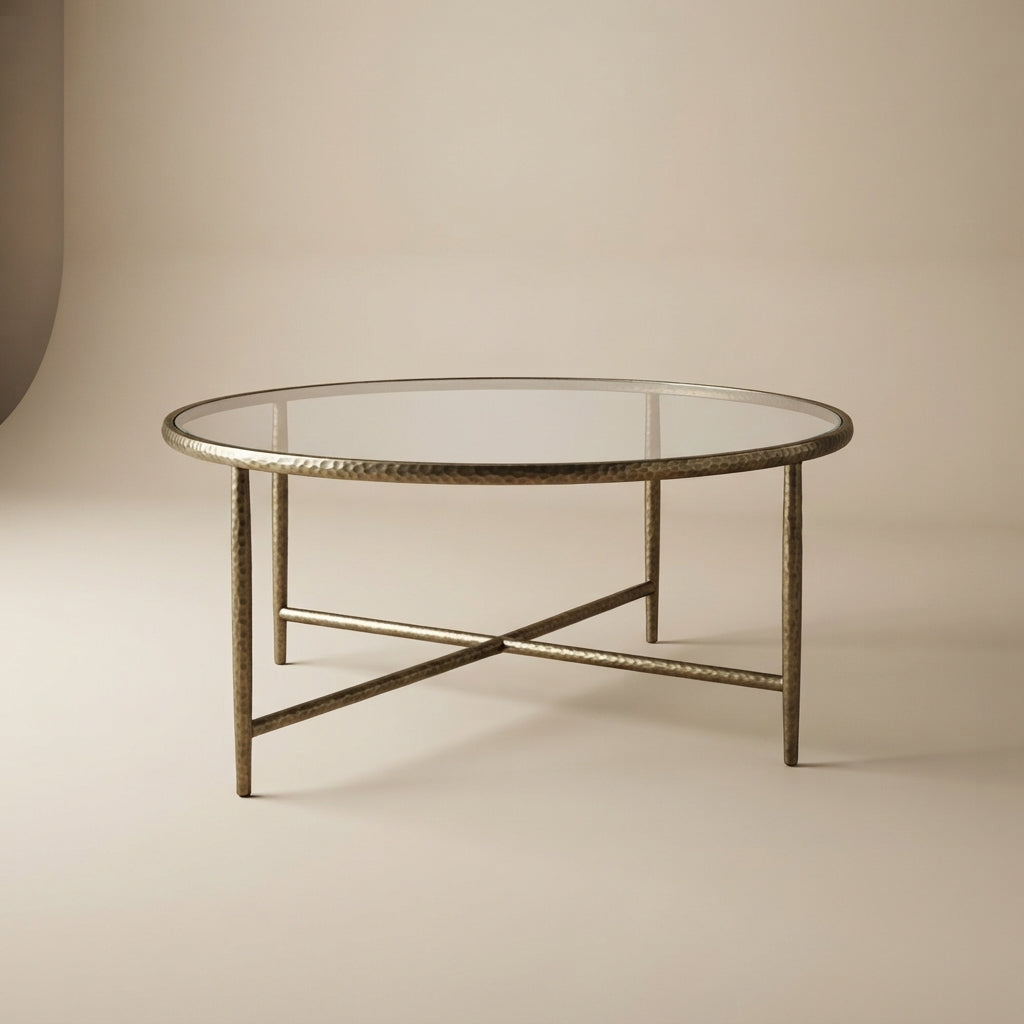 Talva Coffee Table - Matte Gold