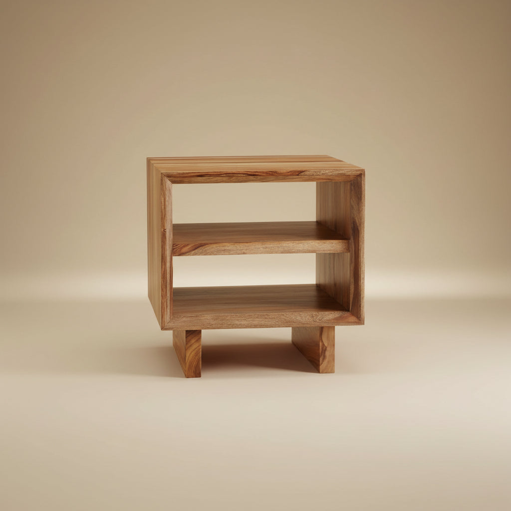 Dressonni Square End Table - Natural