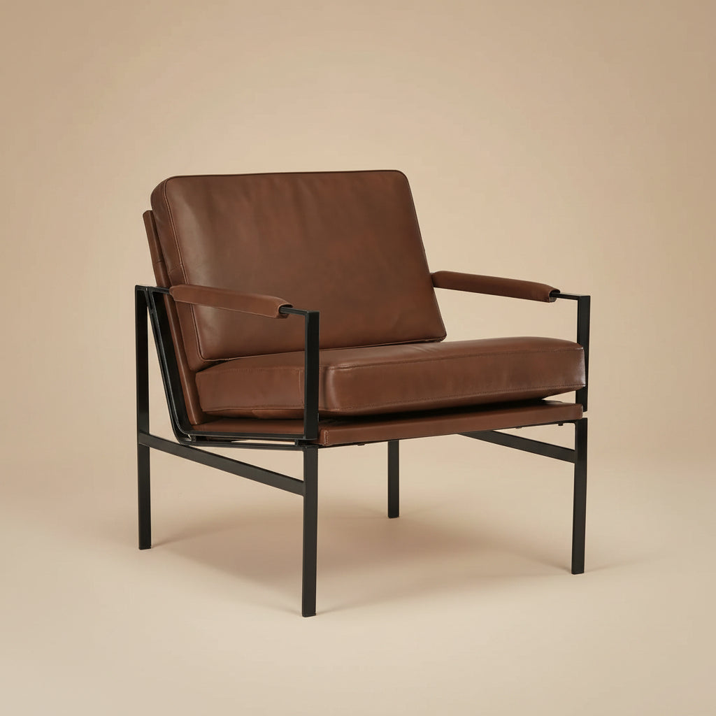 Puckman Accent Chair - Brown