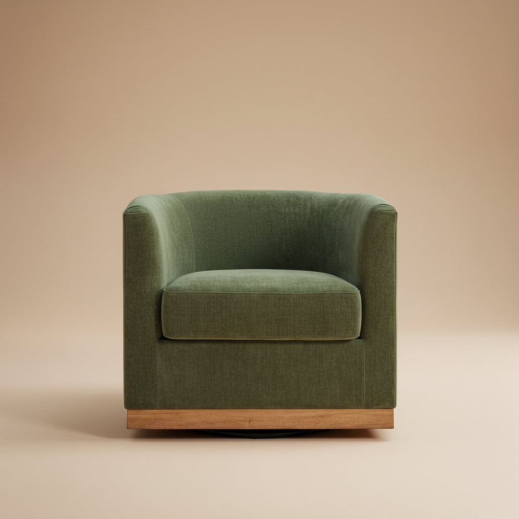 Jersonlow Swivel Accent Chair - Green