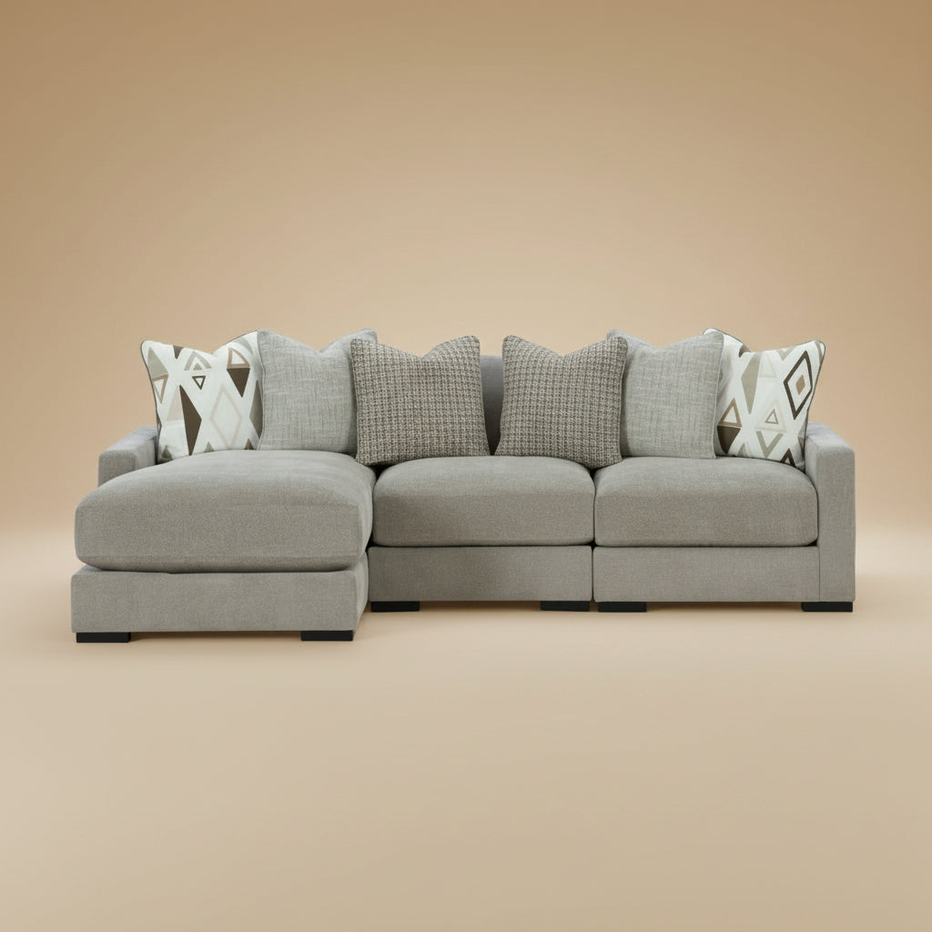 Aslan Court 3-Piece Sofa Sectional with Chaise