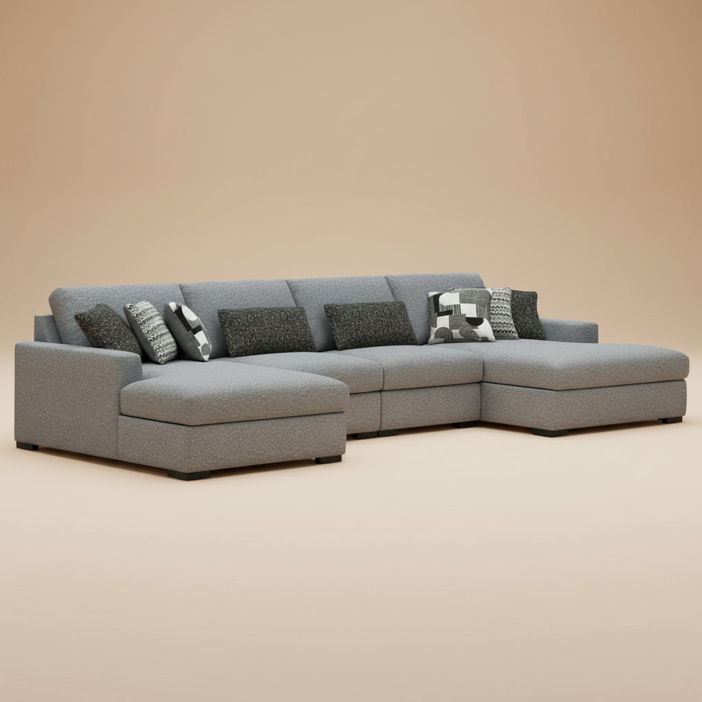 Bealton 4-Piece Sectional with Double Chaise