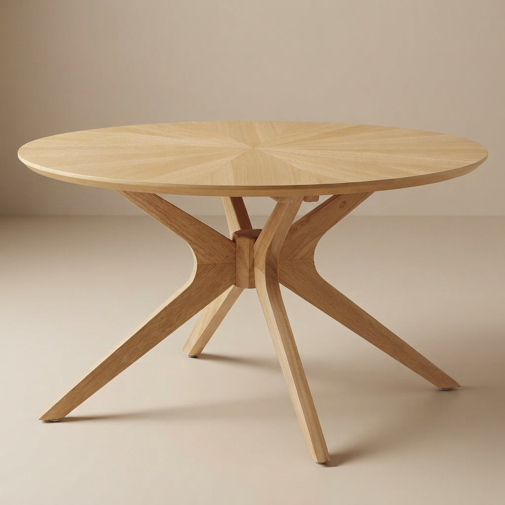 Crossroads Round Wood Coffee Table by Modway