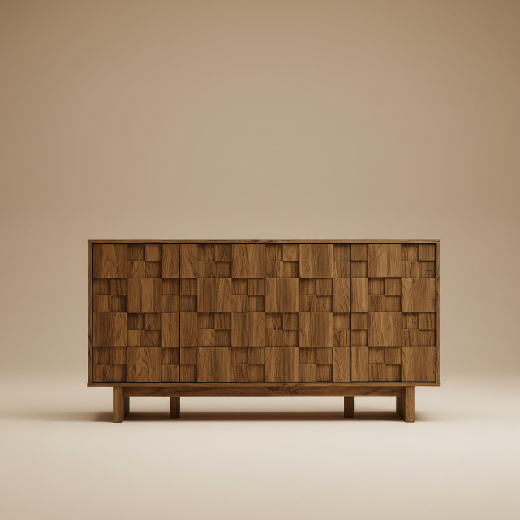 Owen 59 Inch 4 Door Geometric Sideboard by Modway