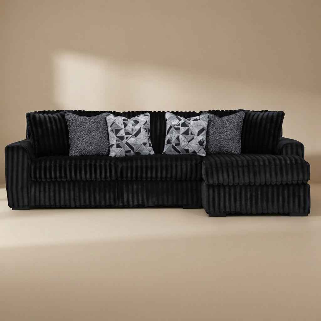 Midnight-Madness 2-Piece Sectional Sofa with Chaise