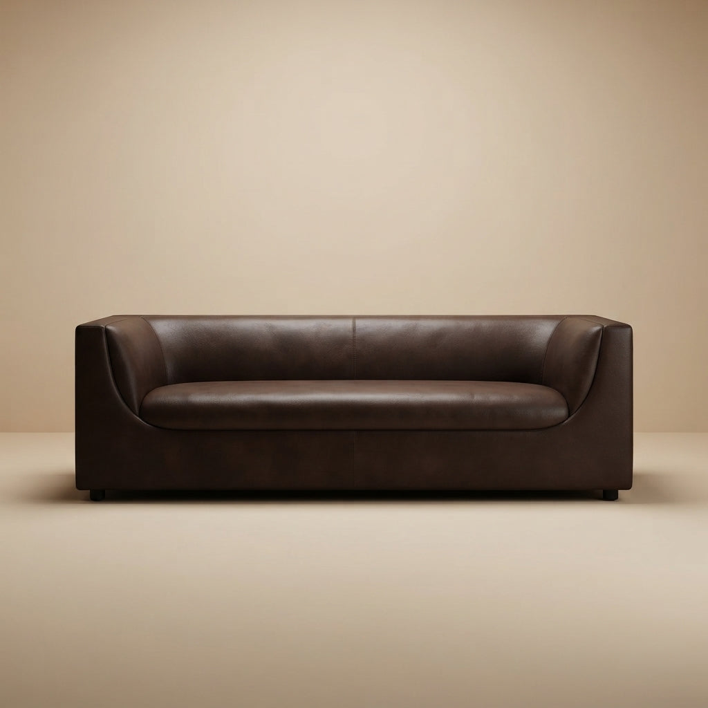 Hilda 86" Curved Back Performance Velvet Sofa by Modway