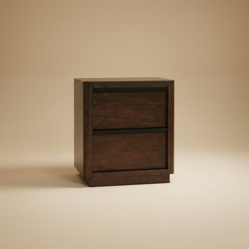 Dilenno Two Drawer Night Stand