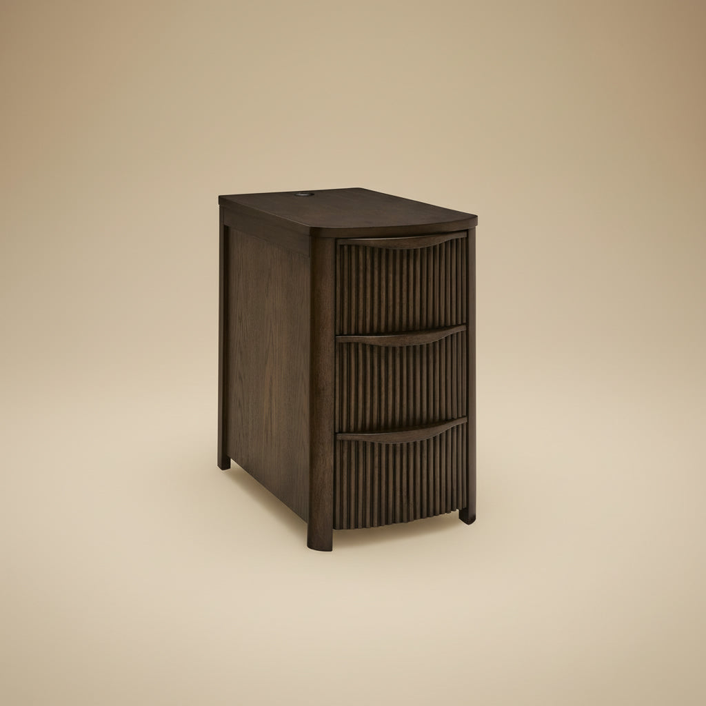 Camdill Chairside End Table - Dark Brown