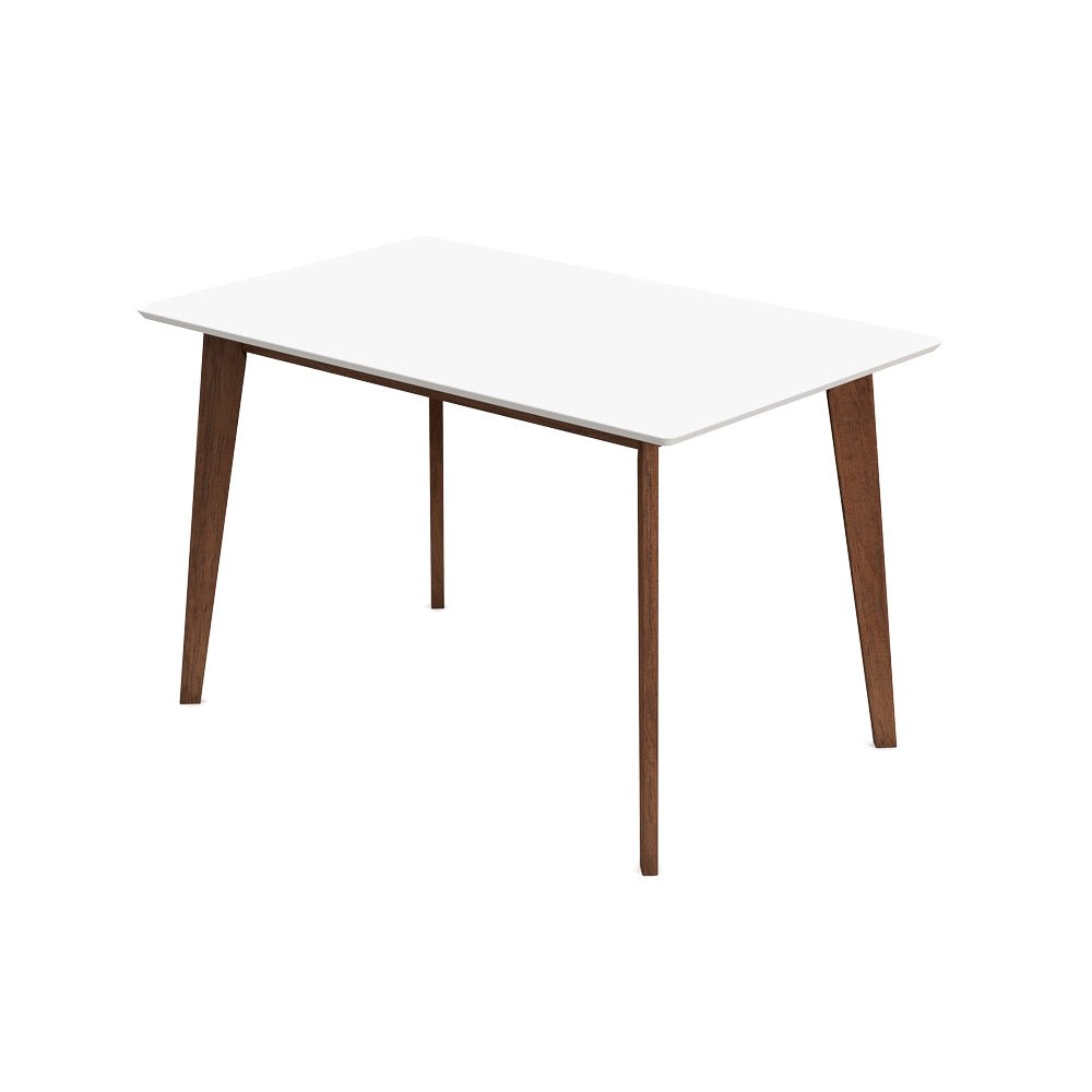 Abbott White Small Dining Table - MidinMod