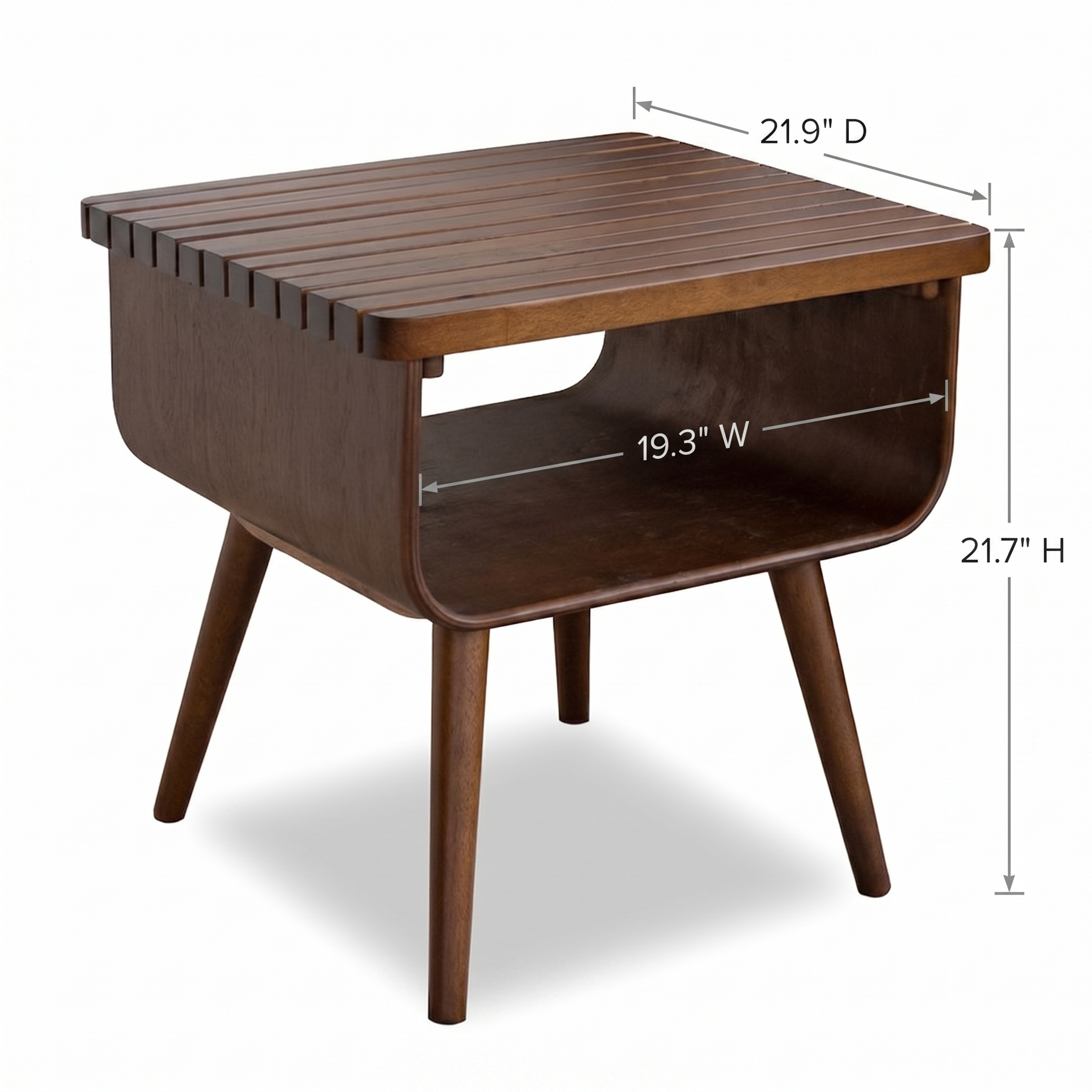 Agora Walnut End Table