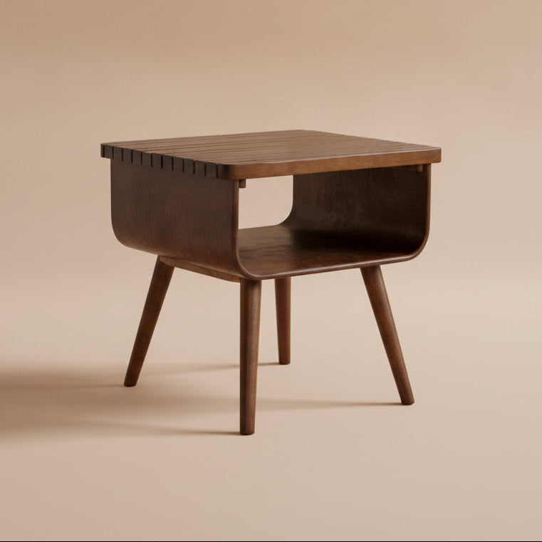 Agora Mid-Century Modern Walnut End Table | MidinMod