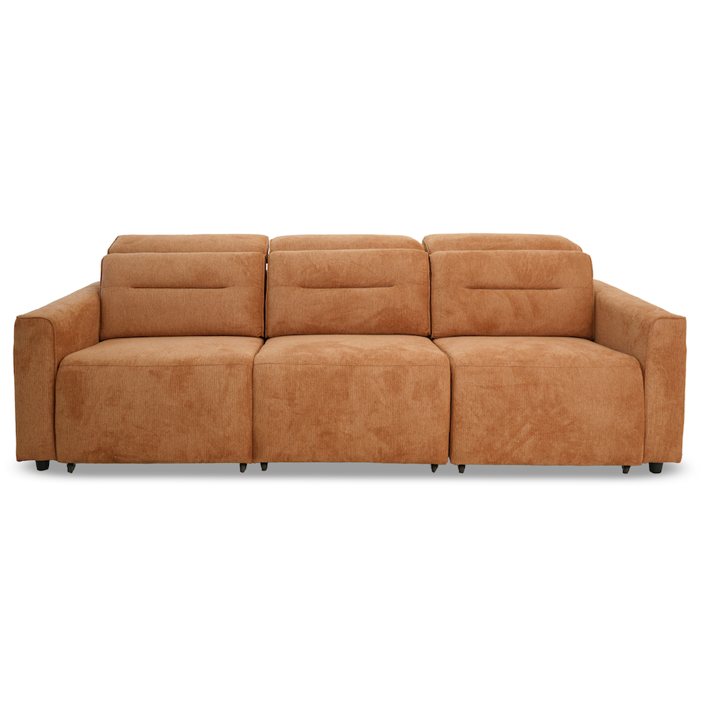 Archie Fabric Power Slider Sofa | 3-Seater with Motorized Extendable Deep Seats | MidinMod
