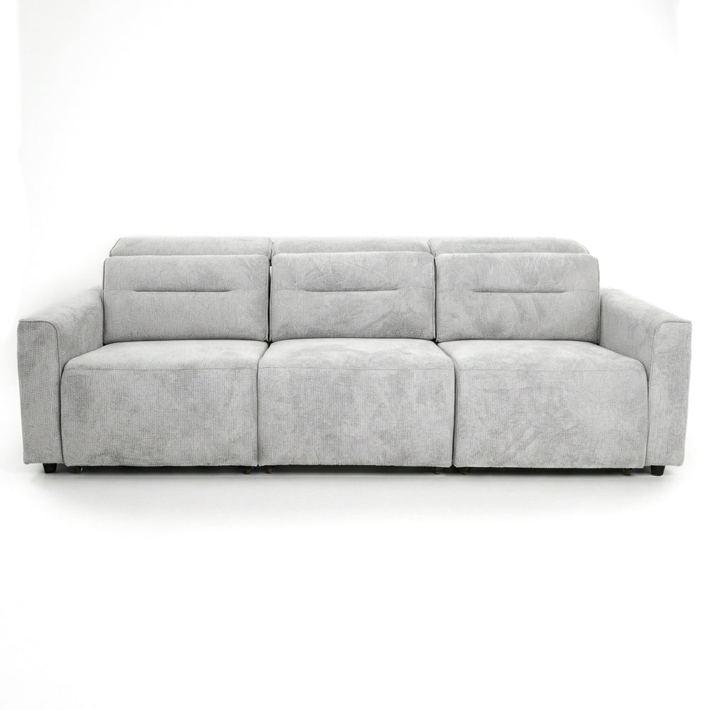 Archie Fabric Power Slider Sofa | 3-Seater with Motorized Extendable Deep Seats | MidinMod