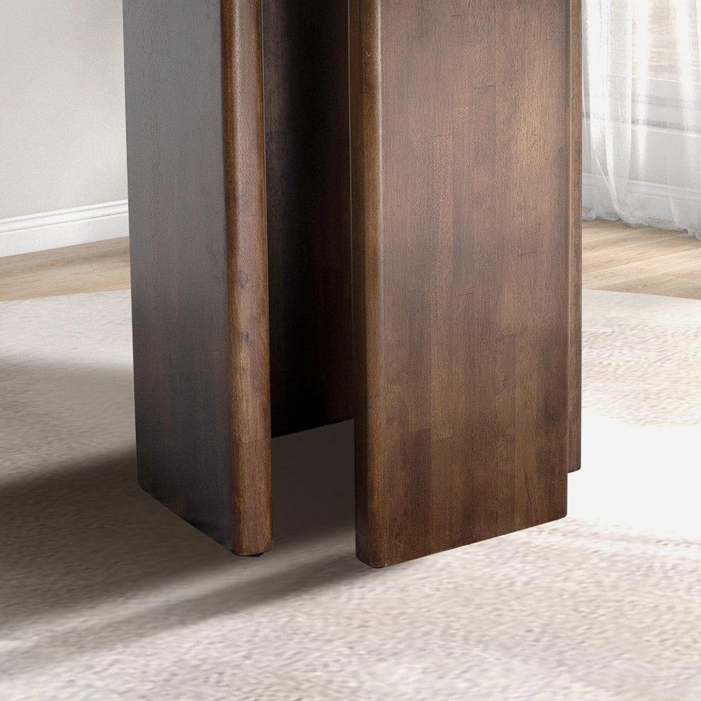 Astor Round Walnut Dining Table - Mid In Mod
